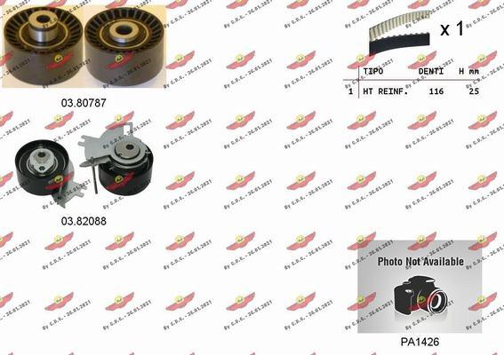 Autokit 04.5406PA - Водяной насос + комплект зубчатого ремня ГРМ autospares.lv