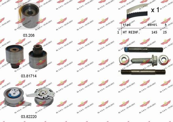 Autokit 04.5479 - Комплект зубчатого ремня ГРМ autospares.lv