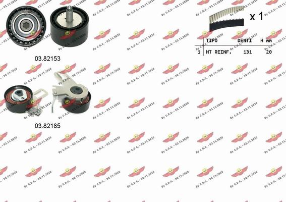 Autokit 04.5476 - Комплект зубчатого ремня ГРМ autospares.lv