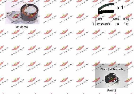 Autokit 04.5058PA - Водяной насос + комплект зубчатого ремня ГРМ autospares.lv