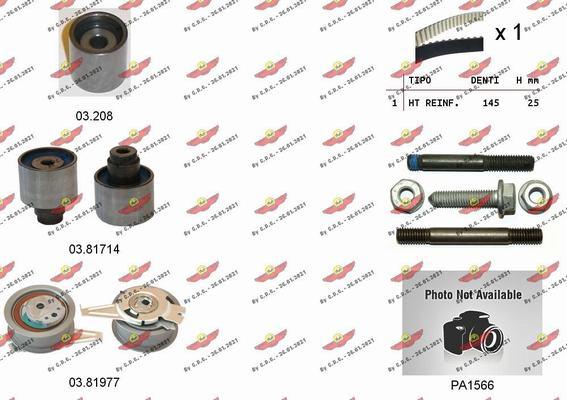 Autokit 04.5355PA - Водяной насос + комплект зубчатого ремня ГРМ autospares.lv