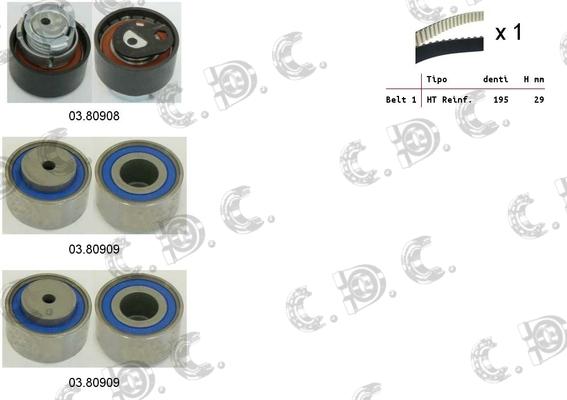 Autokit 04.5302 - Комплект зубчатого ремня ГРМ autospares.lv