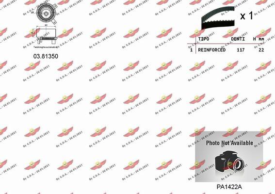 Autokit 04.5284PA - Водяной насос + комплект зубчатого ремня ГРМ autospares.lv