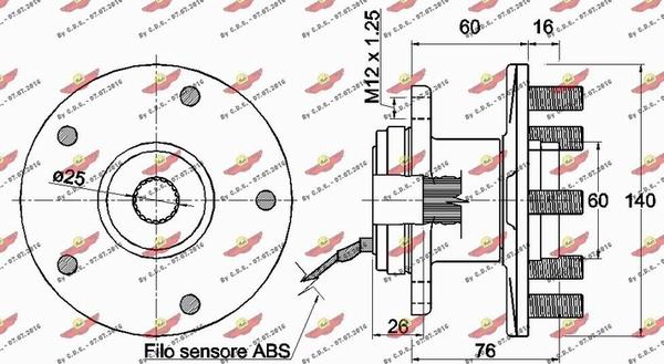 Autokit 01.98101 - Подшипник ступицы колеса, комплект autospares.lv