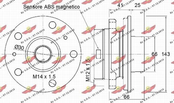 Autokit 01.98289 - Подшипник ступицы колеса, комплект autospares.lv