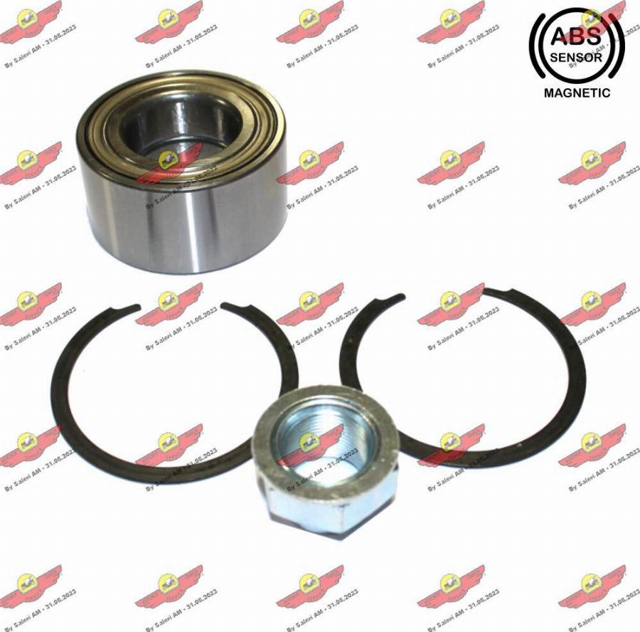 Autokit 01.97621 - Подшипник ступицы колеса, комплект autospares.lv