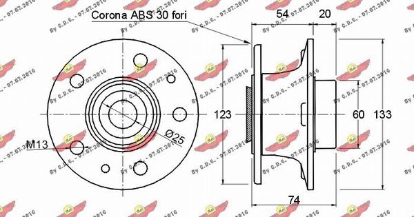 Autokit 01.176 - Подшипник ступицы колеса, комплект autospares.lv