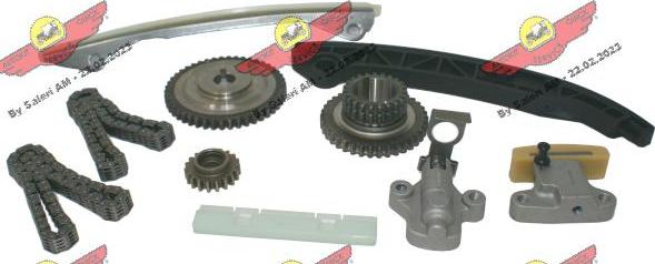 Autokit 03.89157K - Комплект цепи привода распредвала autospares.lv