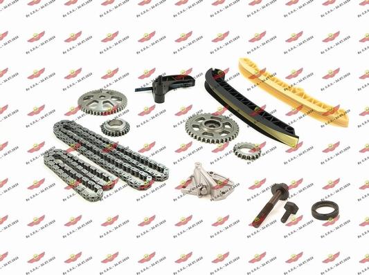 Autokit 03.89124K - Комплект цепи привода распредвала autospares.lv