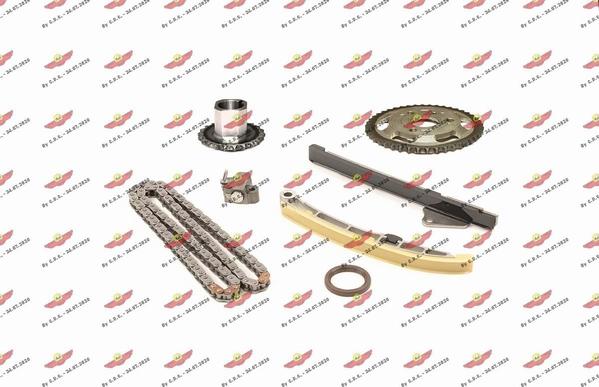 Autokit 03.89120K - Комплект цепи привода распредвала autospares.lv