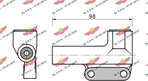 Autokit 03.80967 - Успокоитель, зубчатый ремень autospares.lv