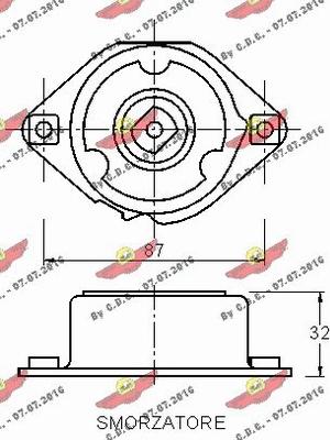 Autokit 03.81446 - Натяжитель, поликлиновый ремень autospares.lv