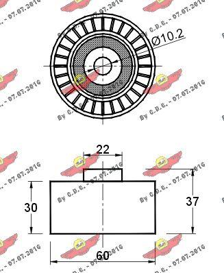 Autokit 03.81138 - Направляющий ролик, зубчатый ремень ГРМ autospares.lv