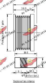 Autokit 03.81394 - Шкив генератора, муфта autospares.lv