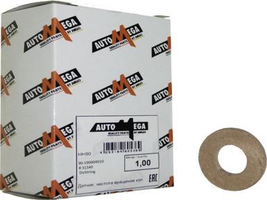 Automega 190004910 - Уплотнительное кольцо, резьбовая пробка маслосливного отверстия autospares.lv