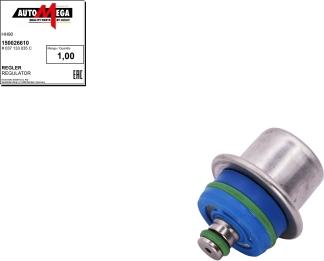 Automega 150026610 - Регулятор давления подачи топлива autospares.lv