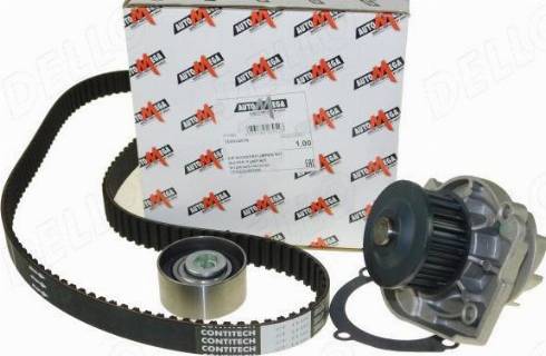 Automega 160002610 - Водяной насос + комплект зубчатого ремня ГРМ autospares.lv