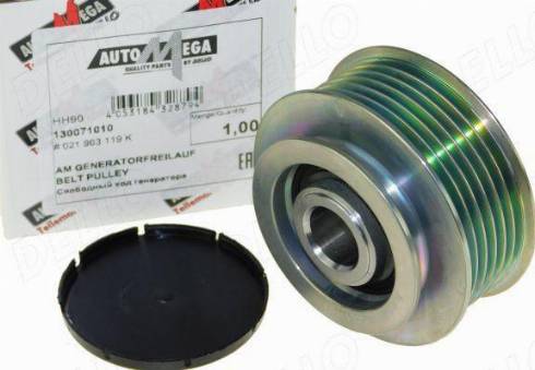 Automega 130071010 - Шкив генератора, муфта autospares.lv