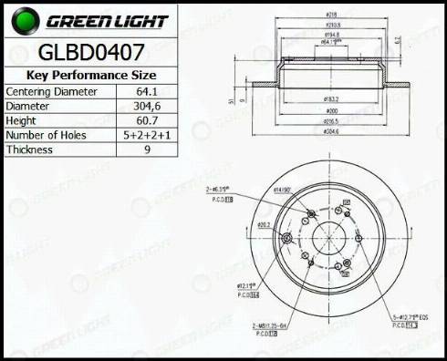 AutomotiveAdriado GLBD0407 - Тормозной диск autospares.lv