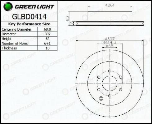 AutomotiveAdriado GLBD0414 - Тормозной диск autospares.lv