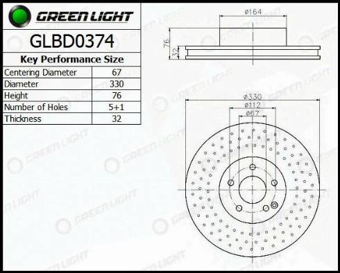 AutomotiveAdriado GLBD0374 - Тормозной диск autospares.lv