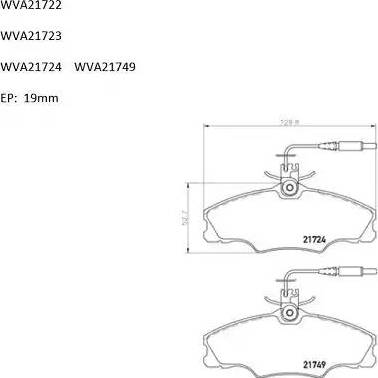 Automotor France ABP1670 - Тормозные колодки, дисковые, комплект autospares.lv