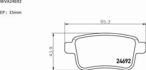 Automotor France ABP1334 - Тормозные колодки, дисковые, комплект autospares.lv