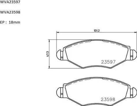 Automotor France ABP8030 - Тормозные колодки, дисковые, комплект autospares.lv