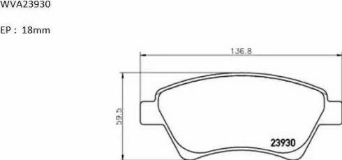 Automotor France ABP8070 - Тормозные колодки, дисковые, комплект autospares.lv