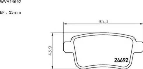 Automotor France ABP3342 - Тормозные колодки, дисковые, комплект autospares.lv