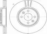 Automotor France ADC9446 - Тормозной диск autospares.lv