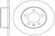 Automotor France ADC8028 - Тормозной диск autospares.lv