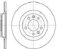 Automotor France ADC3261 - Тормозной диск autospares.lv