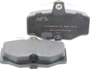 Automotor France PBP4579 - Тормозные колодки, дисковые, комплект autospares.lv