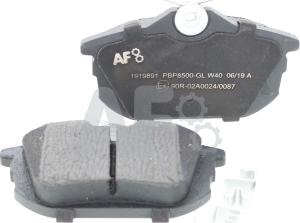 Automotor France PBP8500 - Тормозные колодки, дисковые, комплект autospares.lv