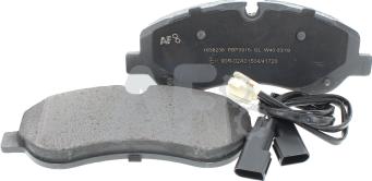 Automotor France PBP3915 - Тормозные колодки, дисковые, комплект autospares.lv