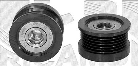 Autoteam A04076 - Шкив генератора, муфта autospares.lv