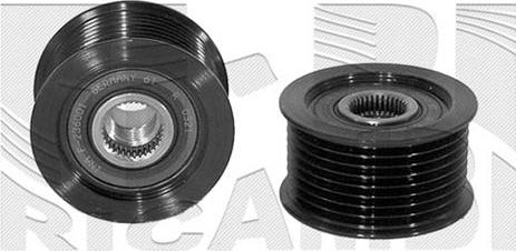 Autoteam A04072 - Шкив генератора, муфта autospares.lv