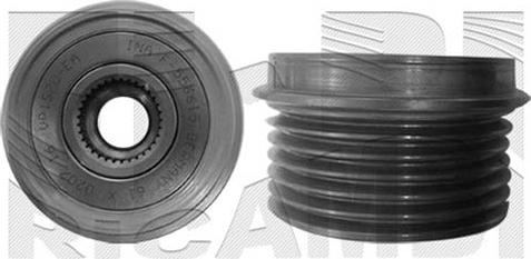 Autoteam A05628 - Шкив генератора, муфта autospares.lv