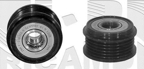 Autoteam A03852 - Шкив генератора, муфта autospares.lv