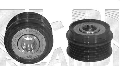 Autoteam A03812 - Шкив генератора, муфта autospares.lv