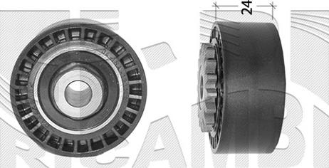 Autoteam A02336 - Ролик, поликлиновый ремень autospares.lv