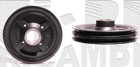 Autoteam A07248 - Шкив коленчатого вала autospares.lv