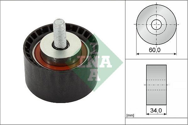 Autoteam AA1287 - Направляющий ролик, зубчатый ремень ГРМ autospares.lv