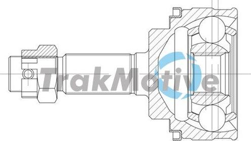 Autoteam G400647 - Шарнирный комплект, ШРУС, приводной вал autospares.lv