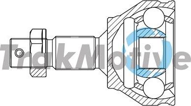 Autoteam G400796 - Шарнирный комплект, ШРУС, приводной вал autospares.lv