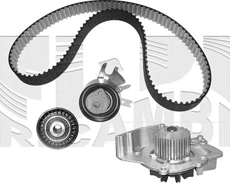 Autoteam KATW1424 - Водяной насос + комплект зубчатого ремня ГРМ autospares.lv