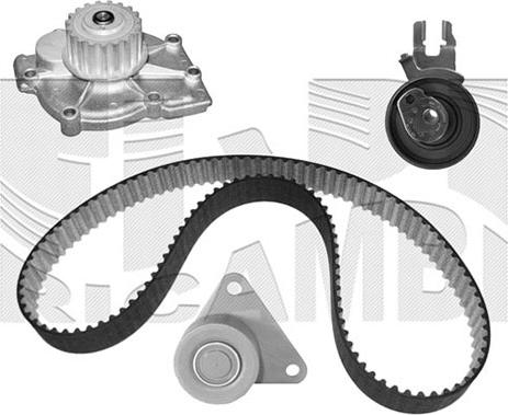 Autoteam KATW1500 - Водяной насос + комплект зубчатого ремня ГРМ autospares.lv