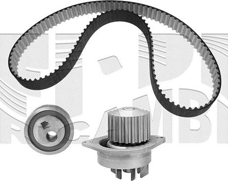 Autoteam KATW1075 - Водяной насос + комплект зубчатого ремня ГРМ autospares.lv