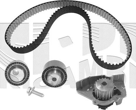 Autoteam KATW1163 - Водяной насос + комплект зубчатого ремня ГРМ autospares.lv